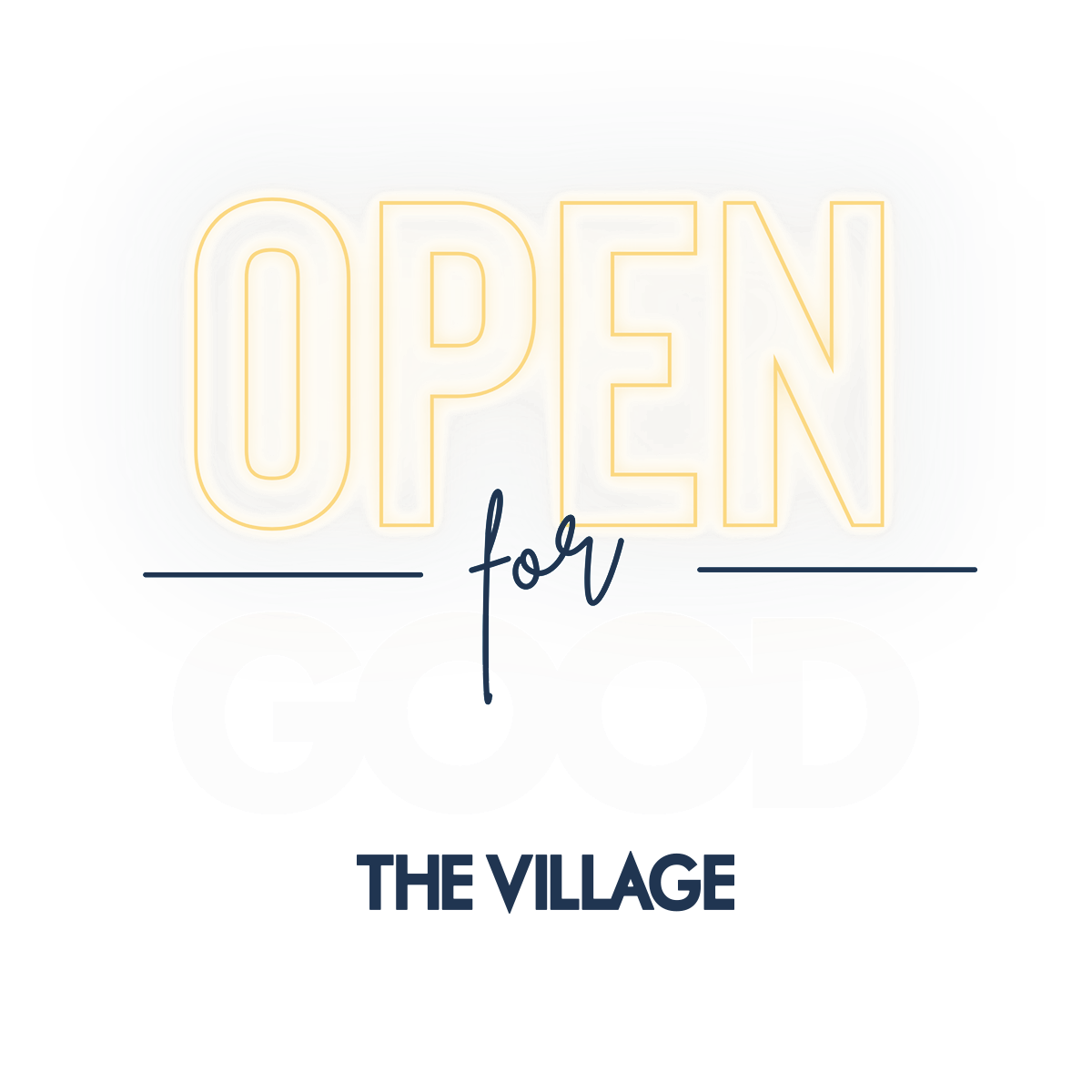 The Village Church | Open For Good Logo